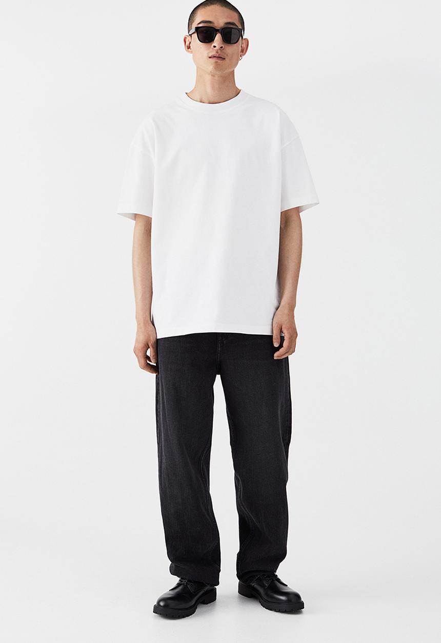 H&M - Loose jeans - black