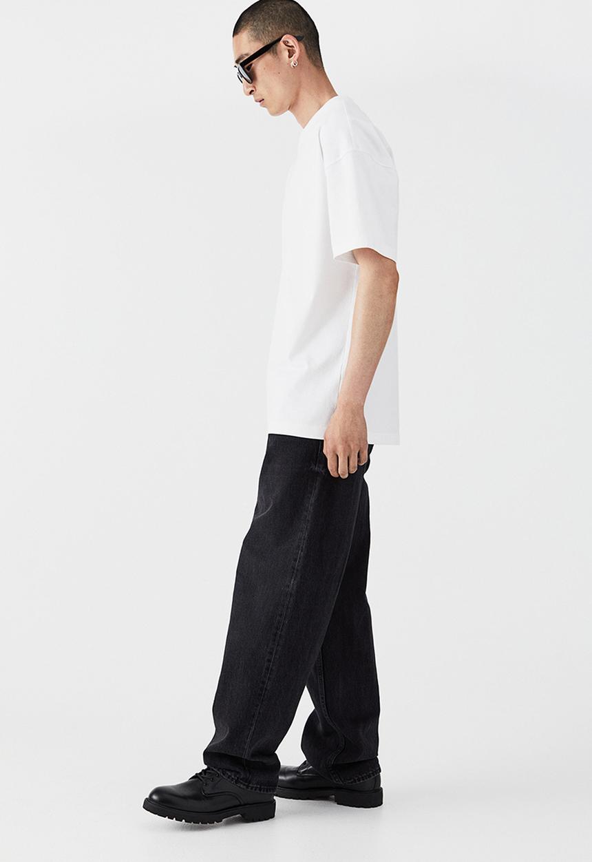 H&M - Loose jeans - black