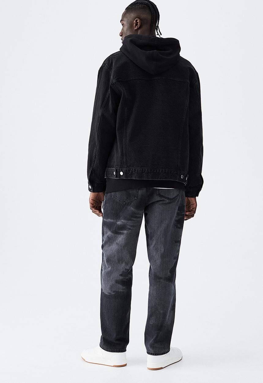 H&M - Loose jean - dark black