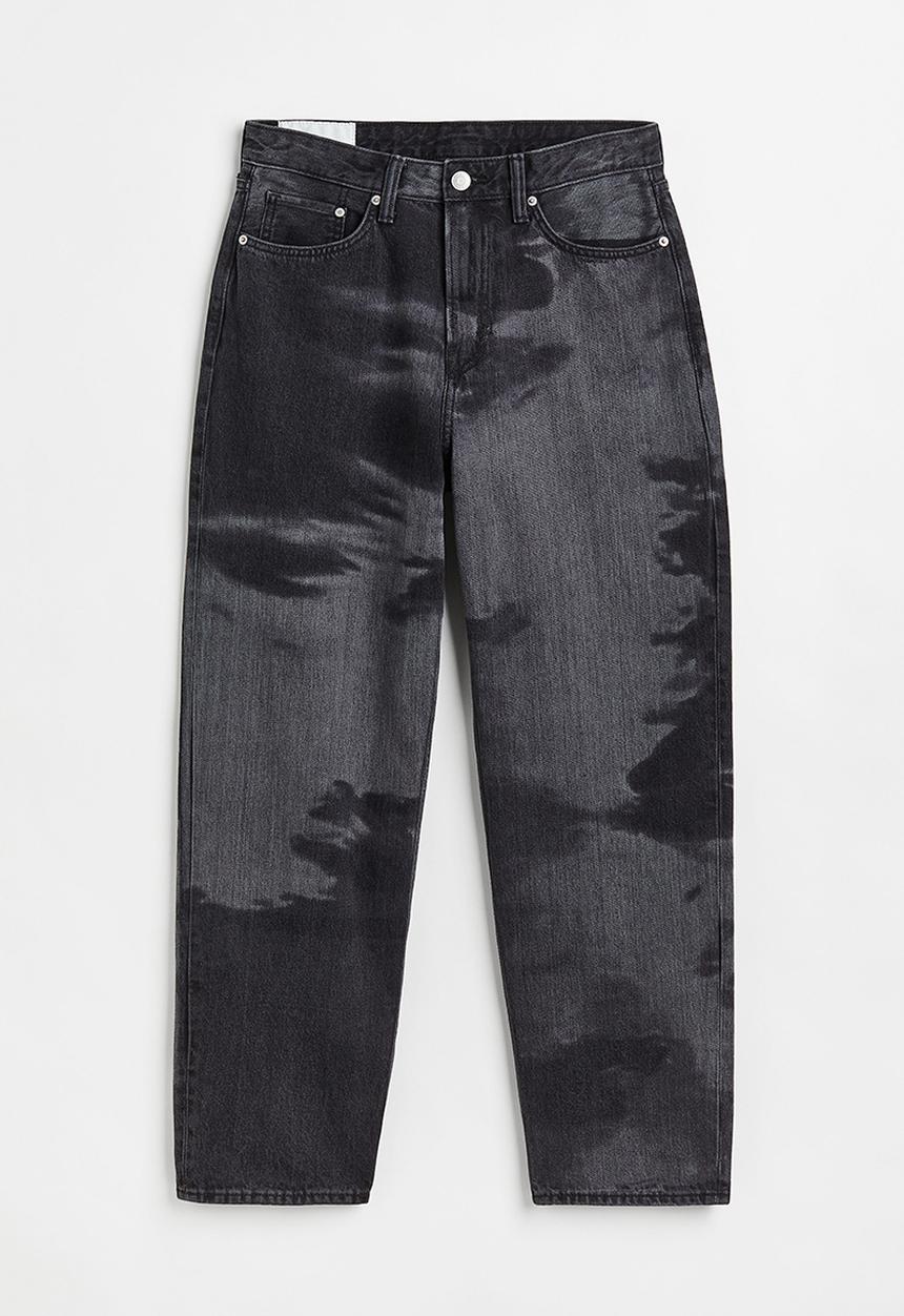 H&M - Loose jean - dark black