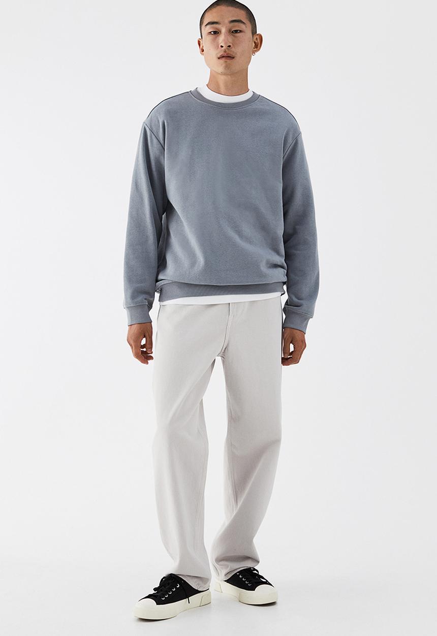 H&M - Loose jeans - light grey