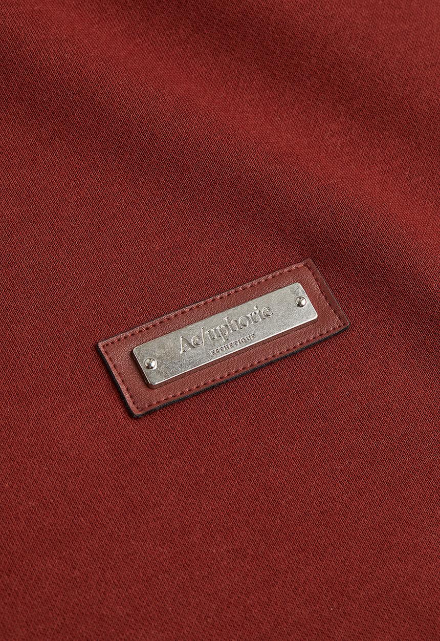 H&M - Relaxed fit appliquéd sweatshirt - red/aeuphorie