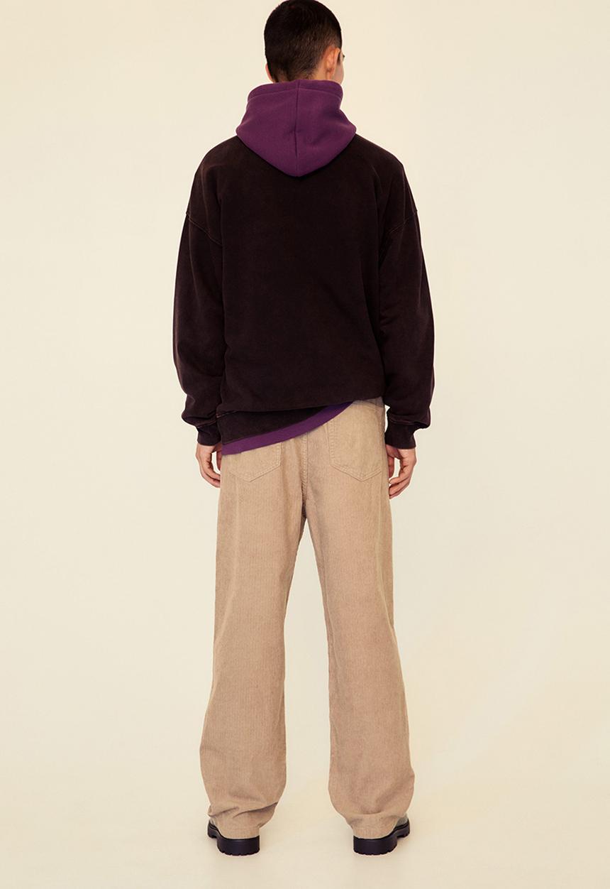 H&M - Loose fit corduroy trousers - beige