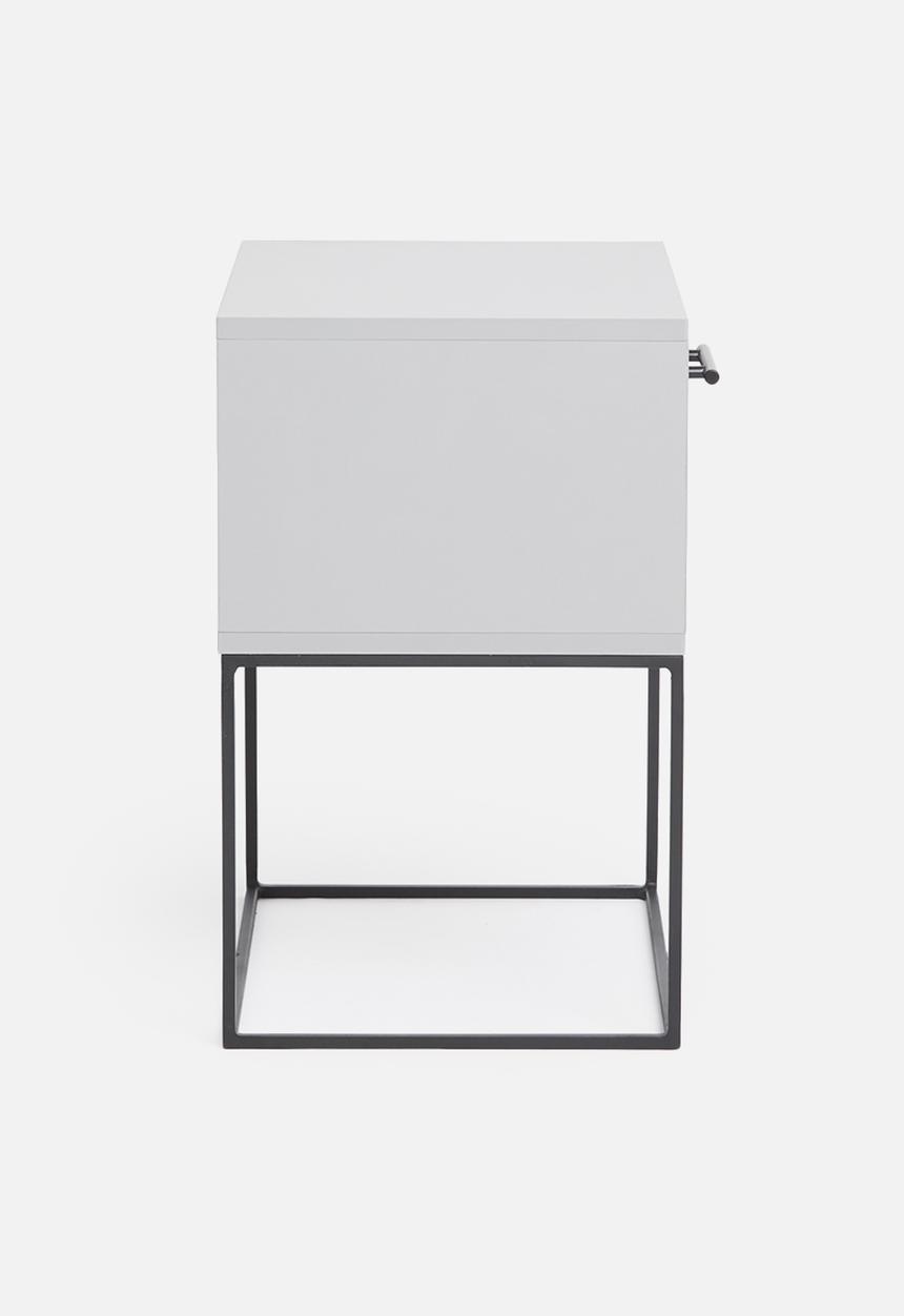 Blockhouse - Camden bedside table - dunblane grey