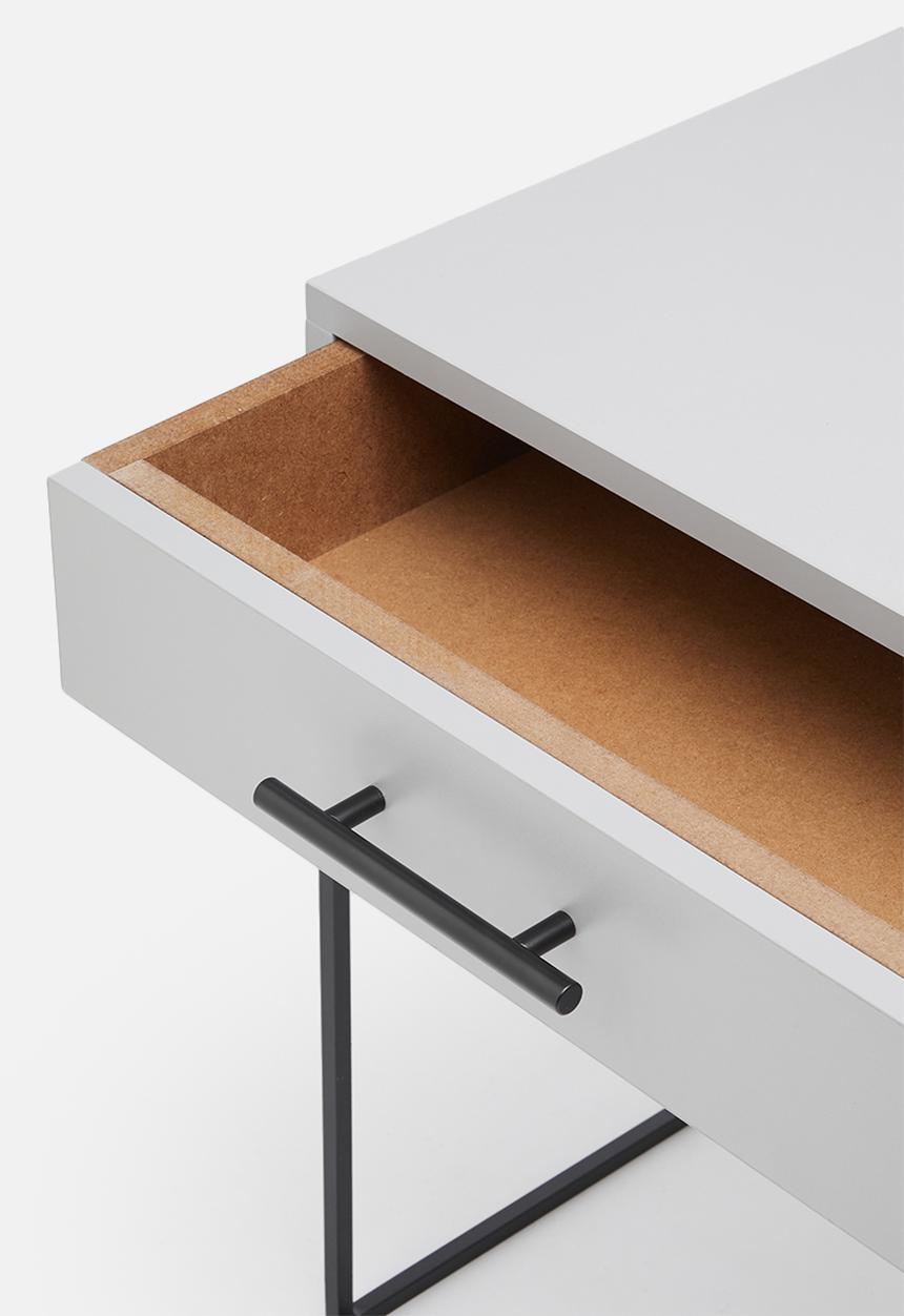 Blockhouse - Camden bedside table - dunblane grey