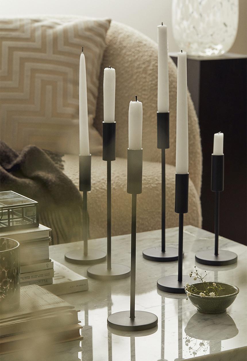 H&M - Tall candlestick - black