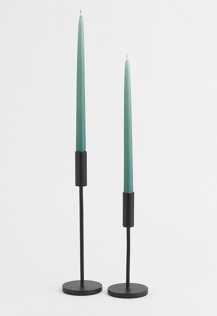 H&M - Tall candlestick - black