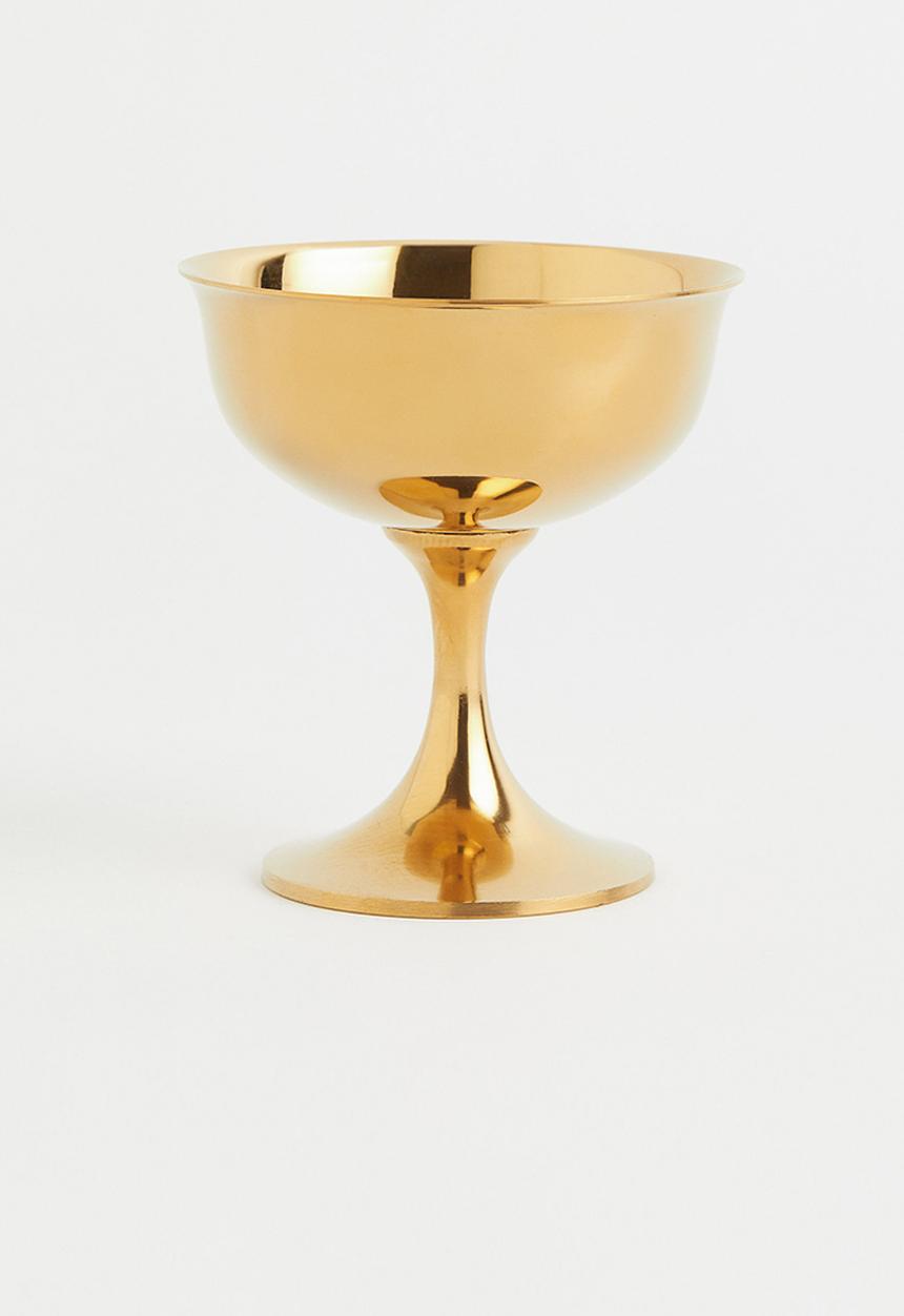 H&M - Metal bowl - gold