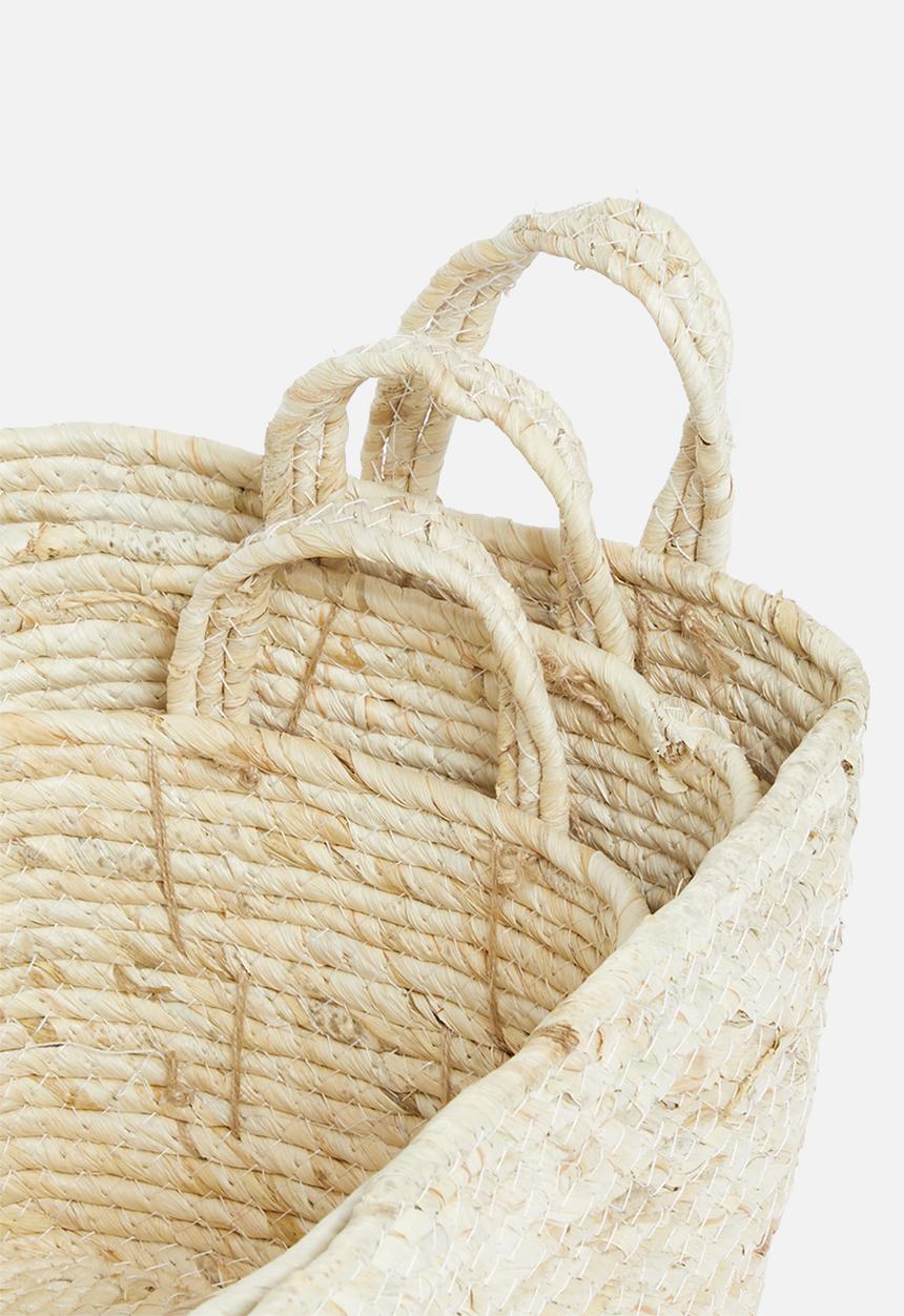 Storage Solutions - Straw basket- natural