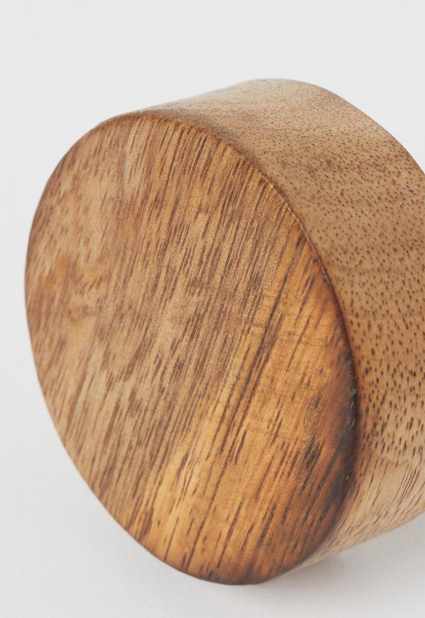 H&M - Mango wood knob - beige