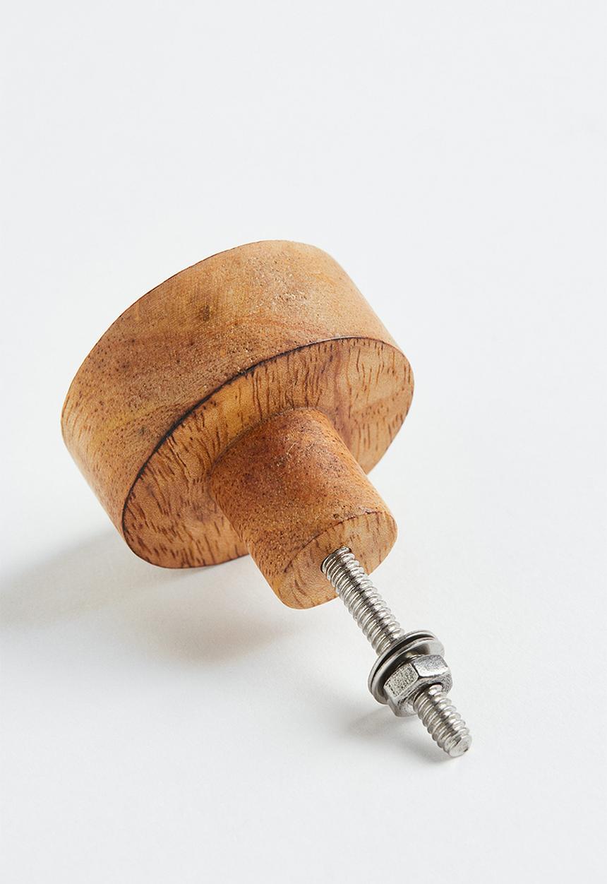 H&M - Mango wood knob - beige