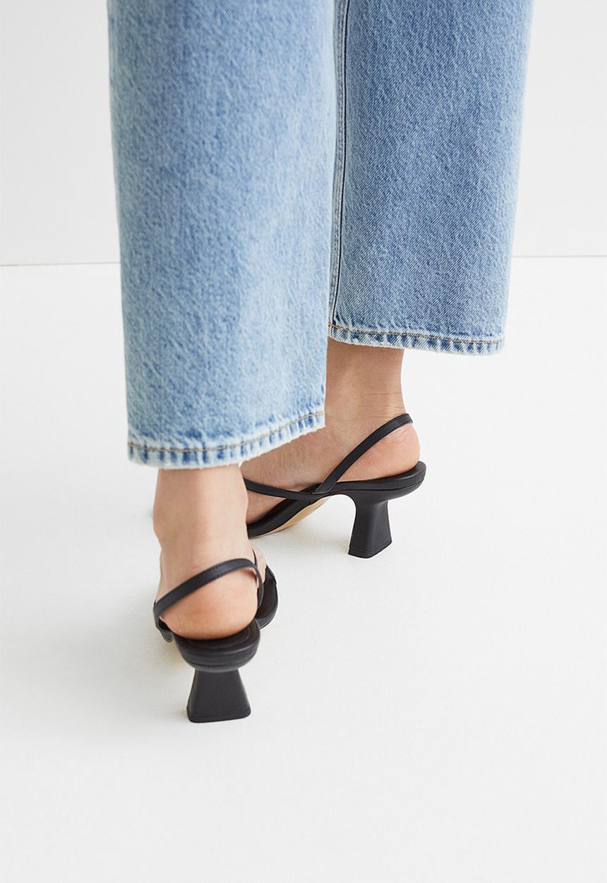 H&M - Sandals - black