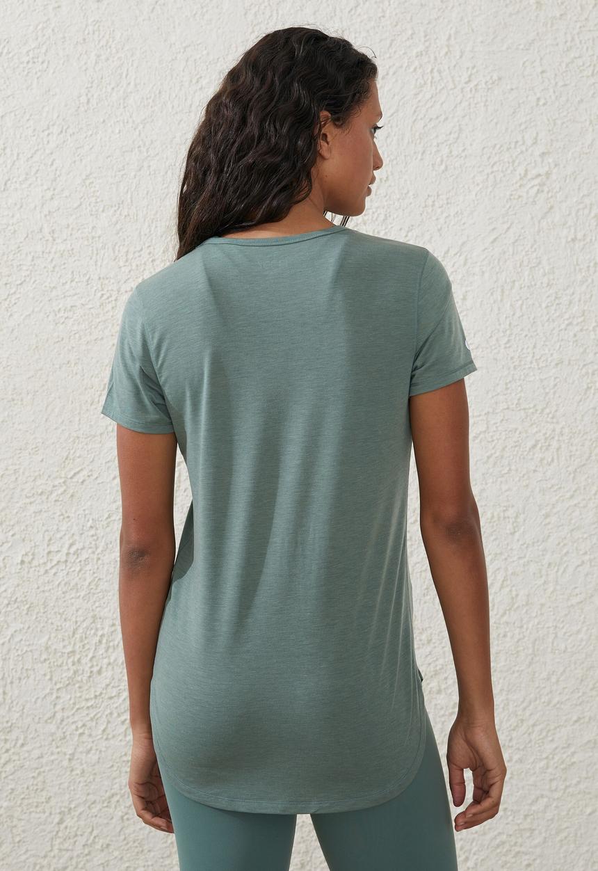Cotton On - Gym T Shirt - sage leaf