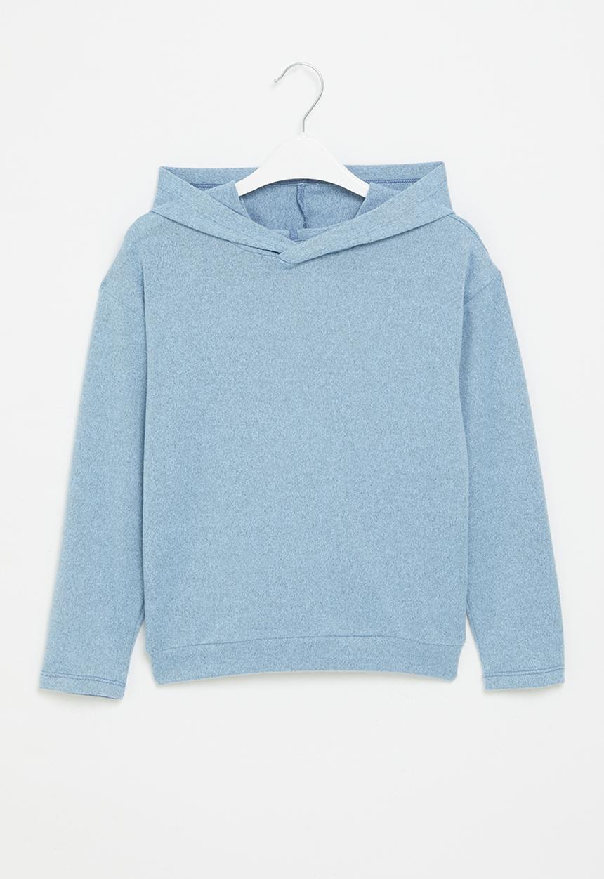 Superbalist - Girls soft touch hoodie - blue