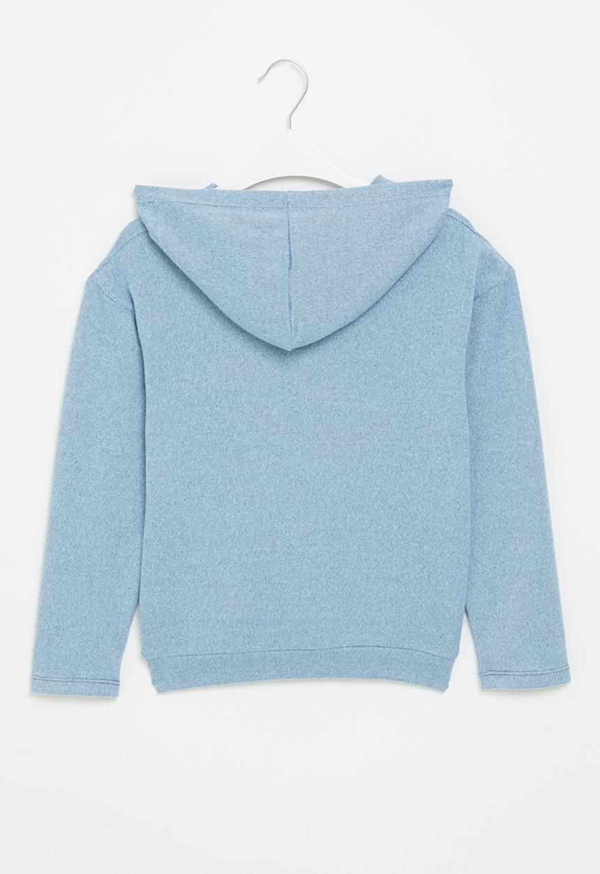 Superbalist - Girls soft touch hoodie - blue