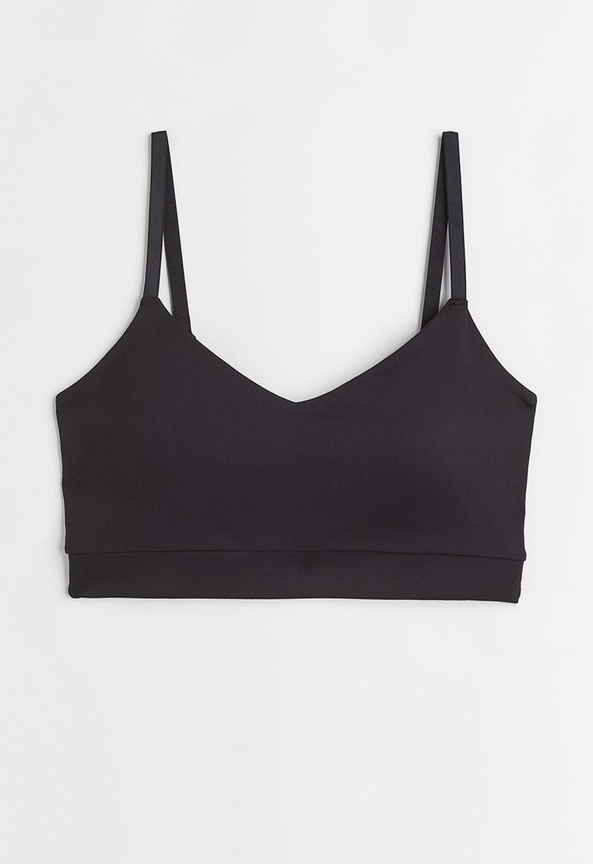 H&M - Light support sports bra in softmove™ - black