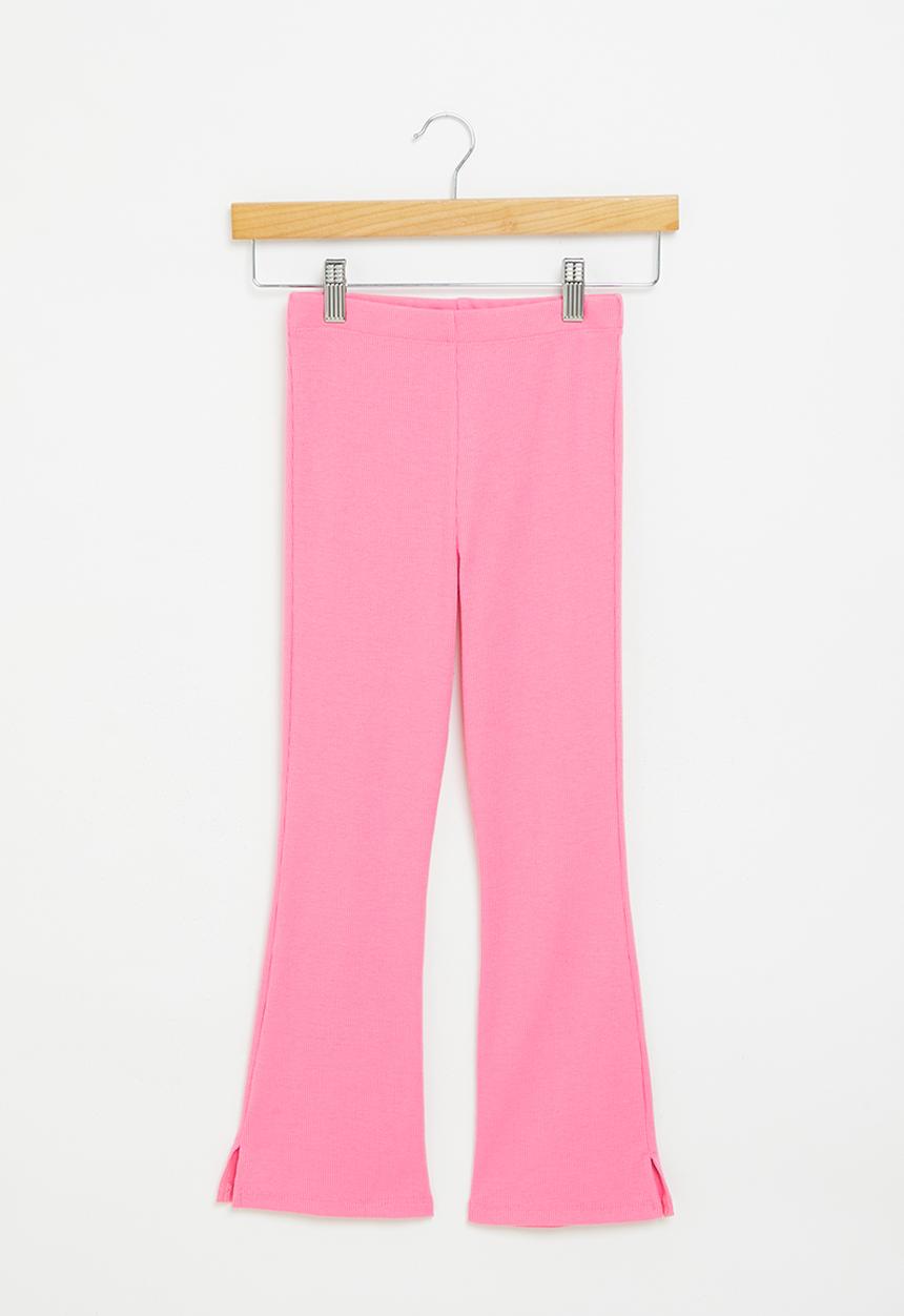 Superbalist - Flare rib legging - pink