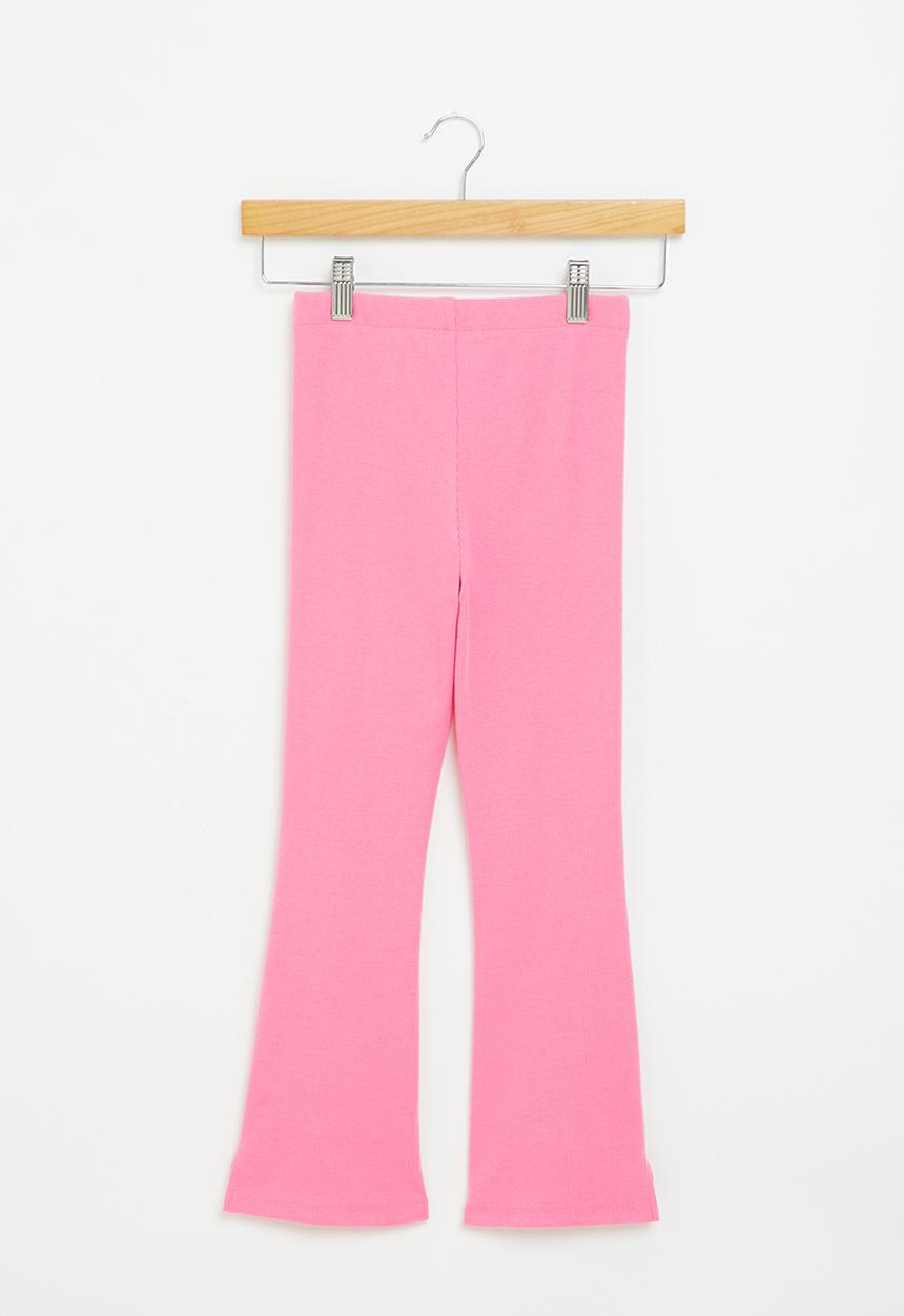 Superbalist - Flare rib legging - pink