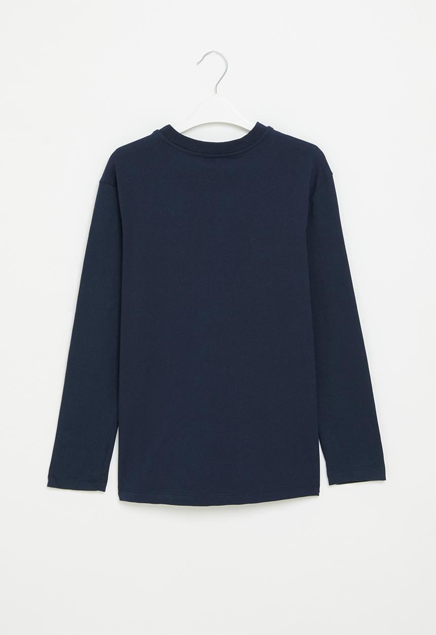 Superbalist - Boys graphic l/s tee - navy 