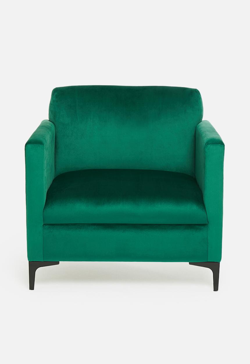 Blockhouse - Quin armchair - emerald green