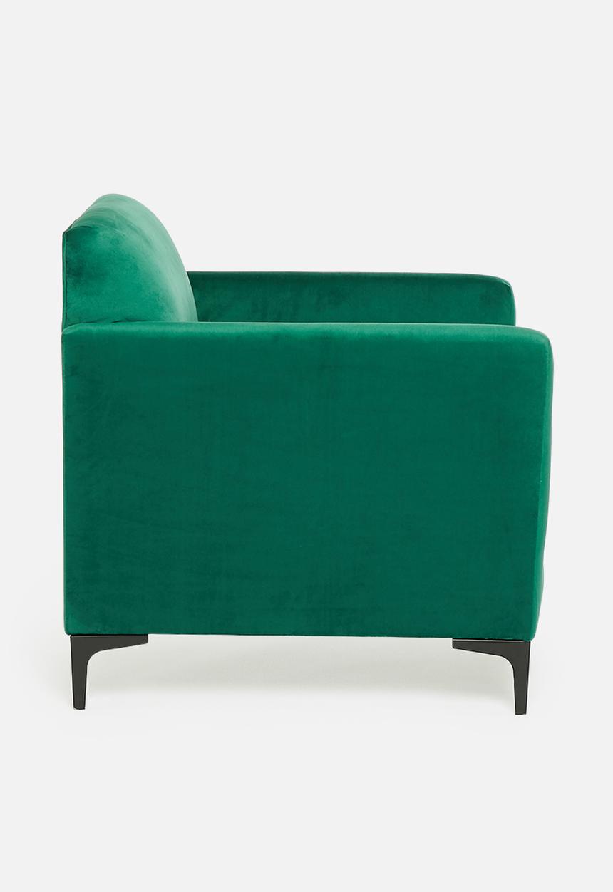 Blockhouse - Quin armchair - emerald green