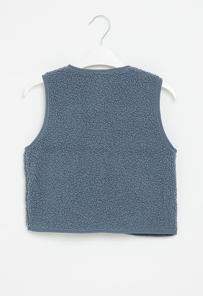 Pop Candy - Sherpa gilet - blue