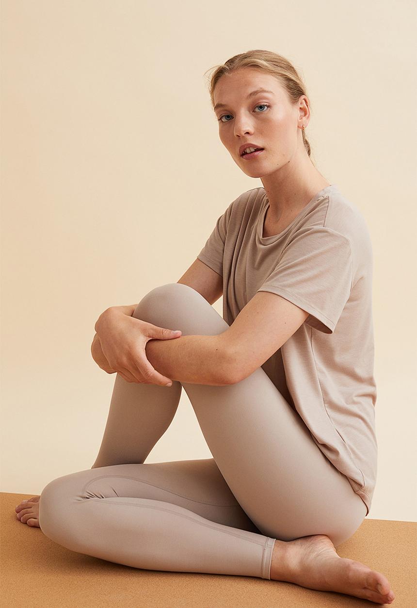 H&M - Sports top - light greige