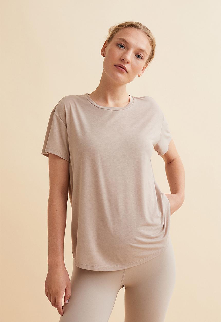 H&M - Sports top - light greige