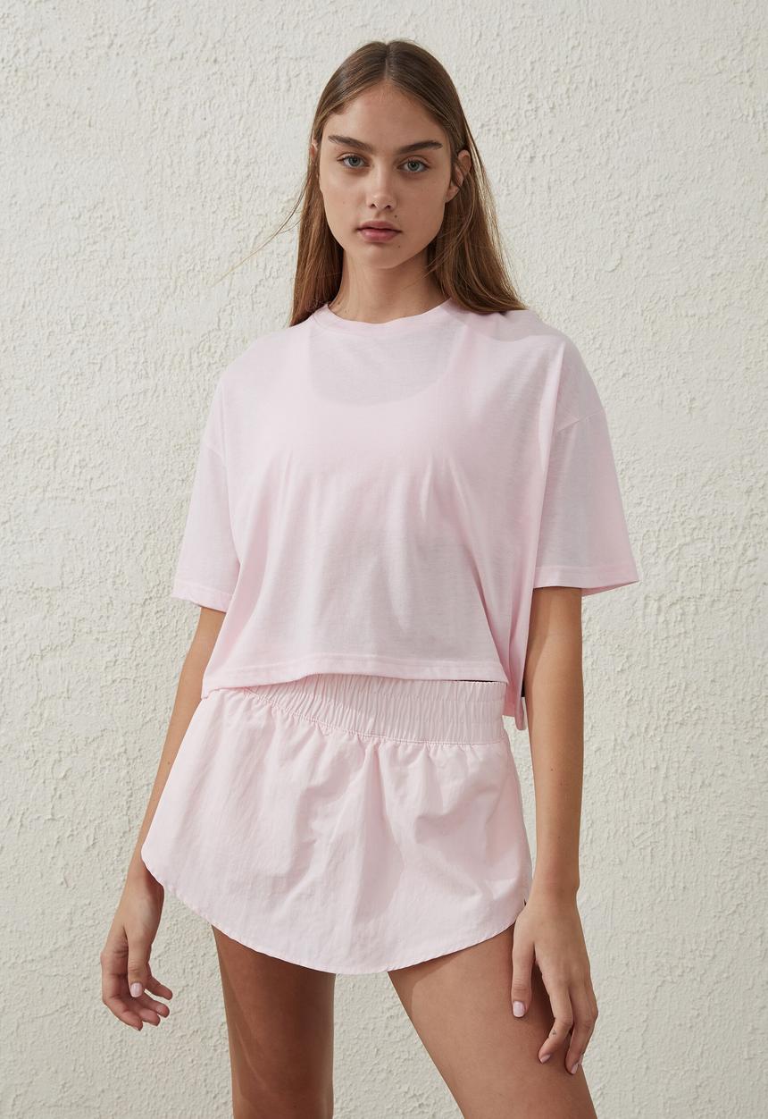 Cotton On - Relaxed active recycled T-shirt - blushing bride