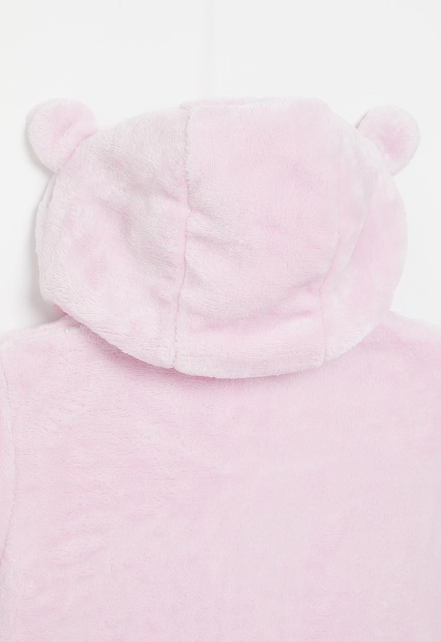Pop Candy - Girls teddy hooded jacket - lilac