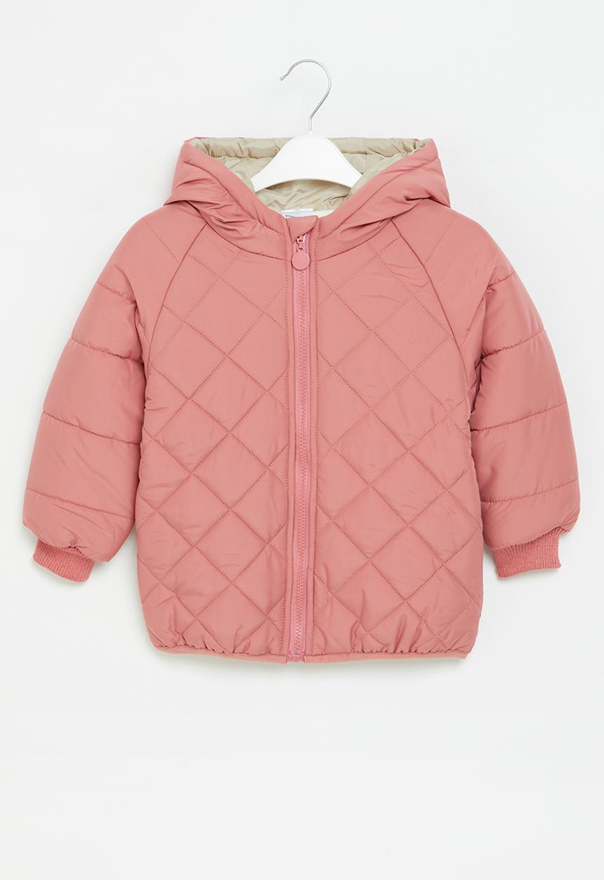 Pop Candy - Quilted puffer jacket with hood - pink