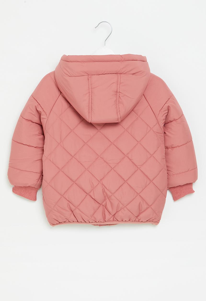 Pop Candy - Quilted puffer jacket with hood - pink