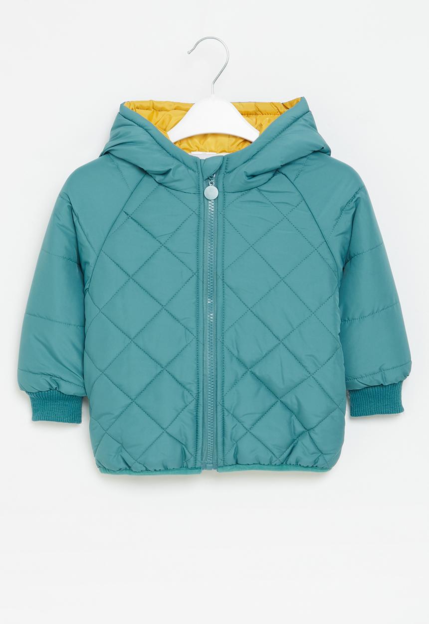 Pop Candy - Quilted puffer jacket with hood - blue