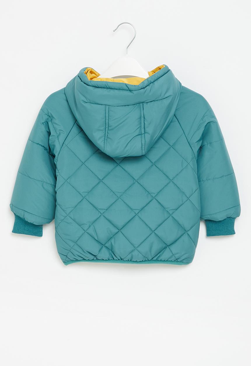 Pop Candy - Quilted puffer jacket with hood - blue