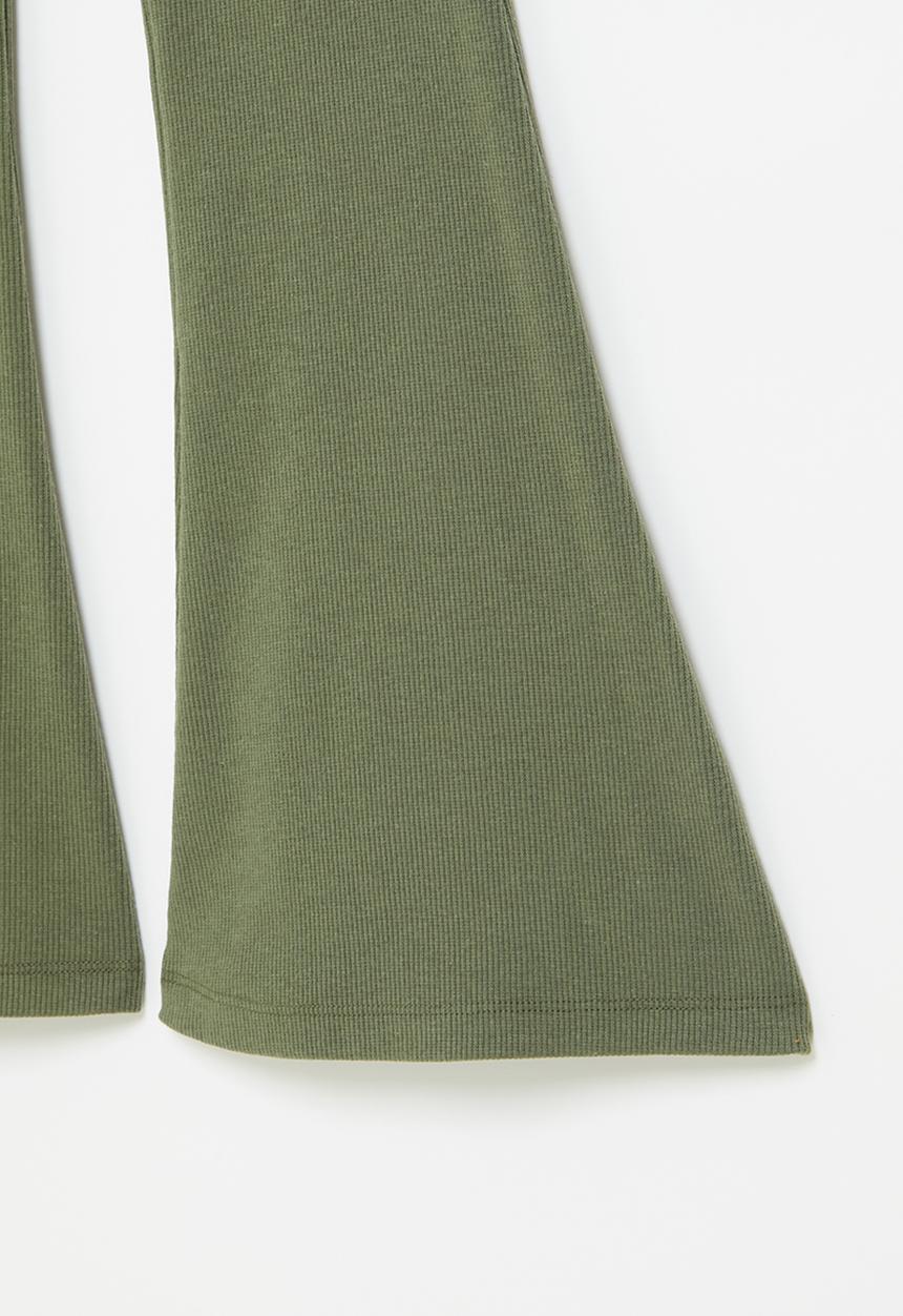 Superbalist - Flare rib leggings - sage