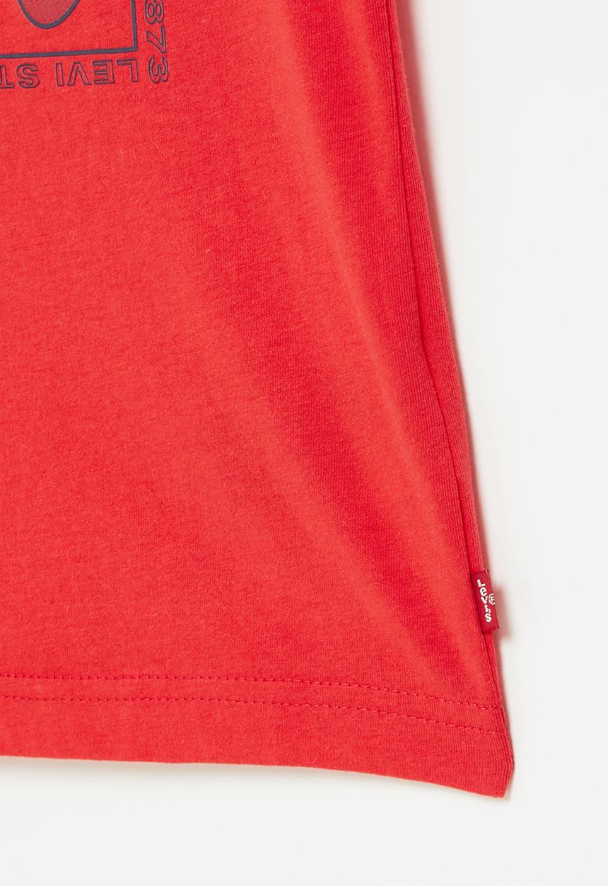 Levi’s® - Lvb wavy logo tee shirt - tomato