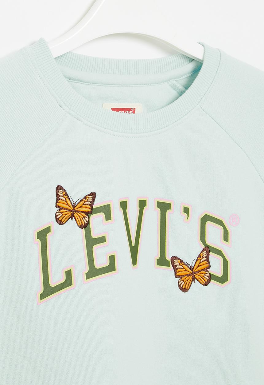 Levi’s® - Lvg raglan meet and greet crew - starlight blue