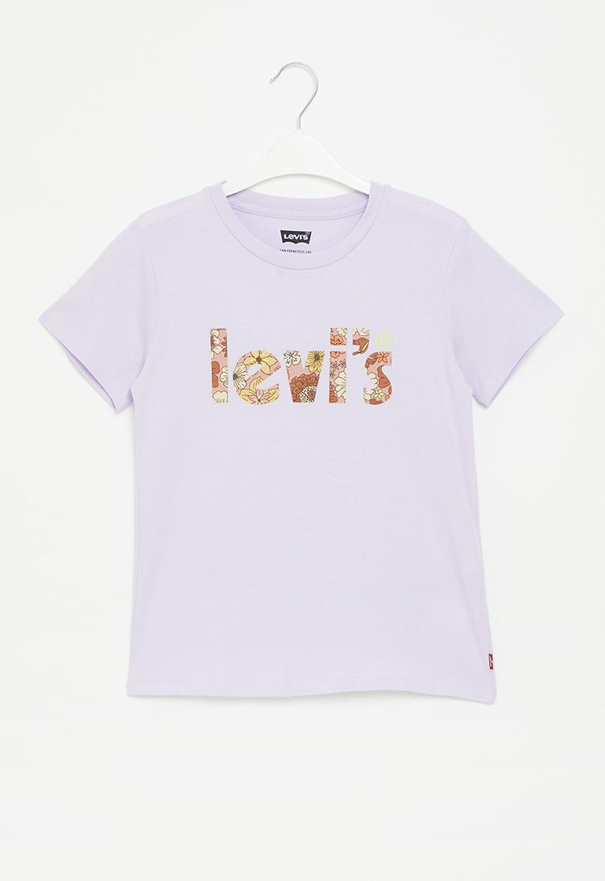 Levi’s® - Lvg short sleeve poster logo tee - pastel lilac