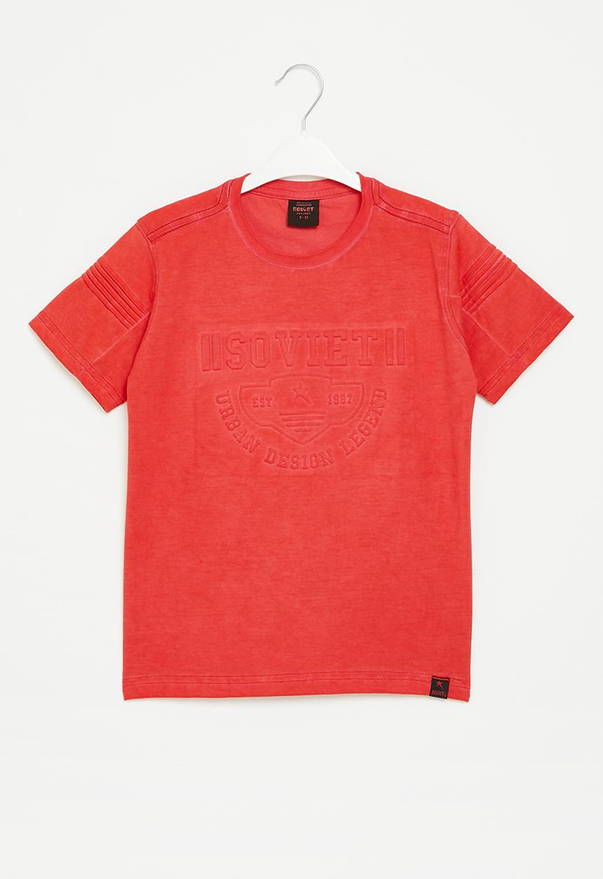 SOVIET - B branson fashion tee - red