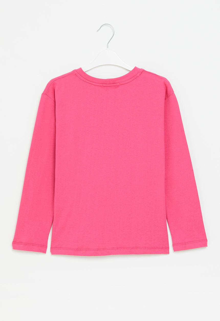 Superbalist - Girls graphic tee - cerise
