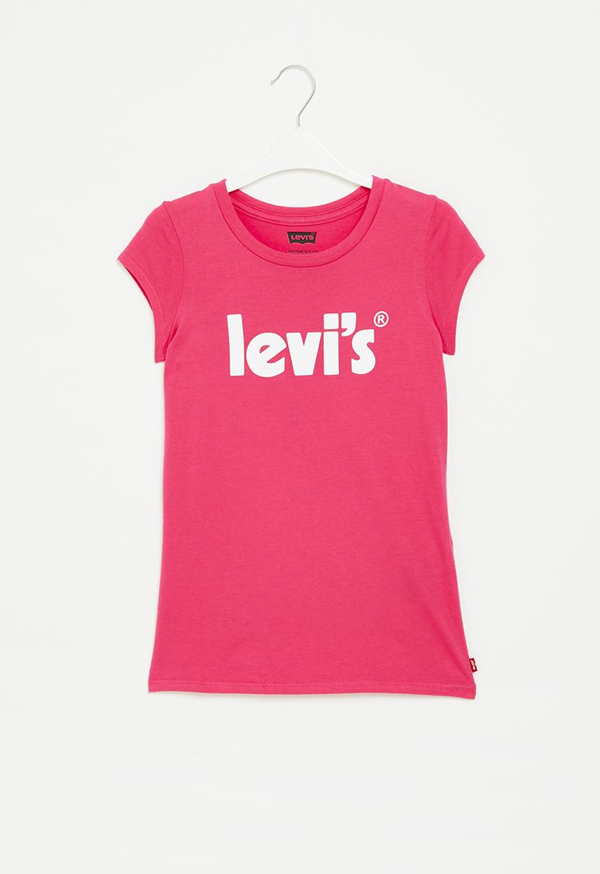 Levi’s® - Lvg basic tee shirt w/ poster - raspberry sorbet