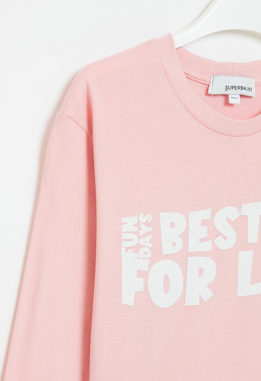 Superbalist - Girls graphic tee - light pink