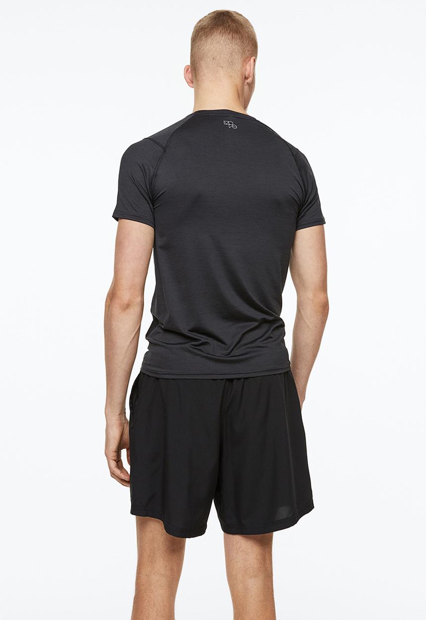 H&M - Sports top in drymove™ - black marl