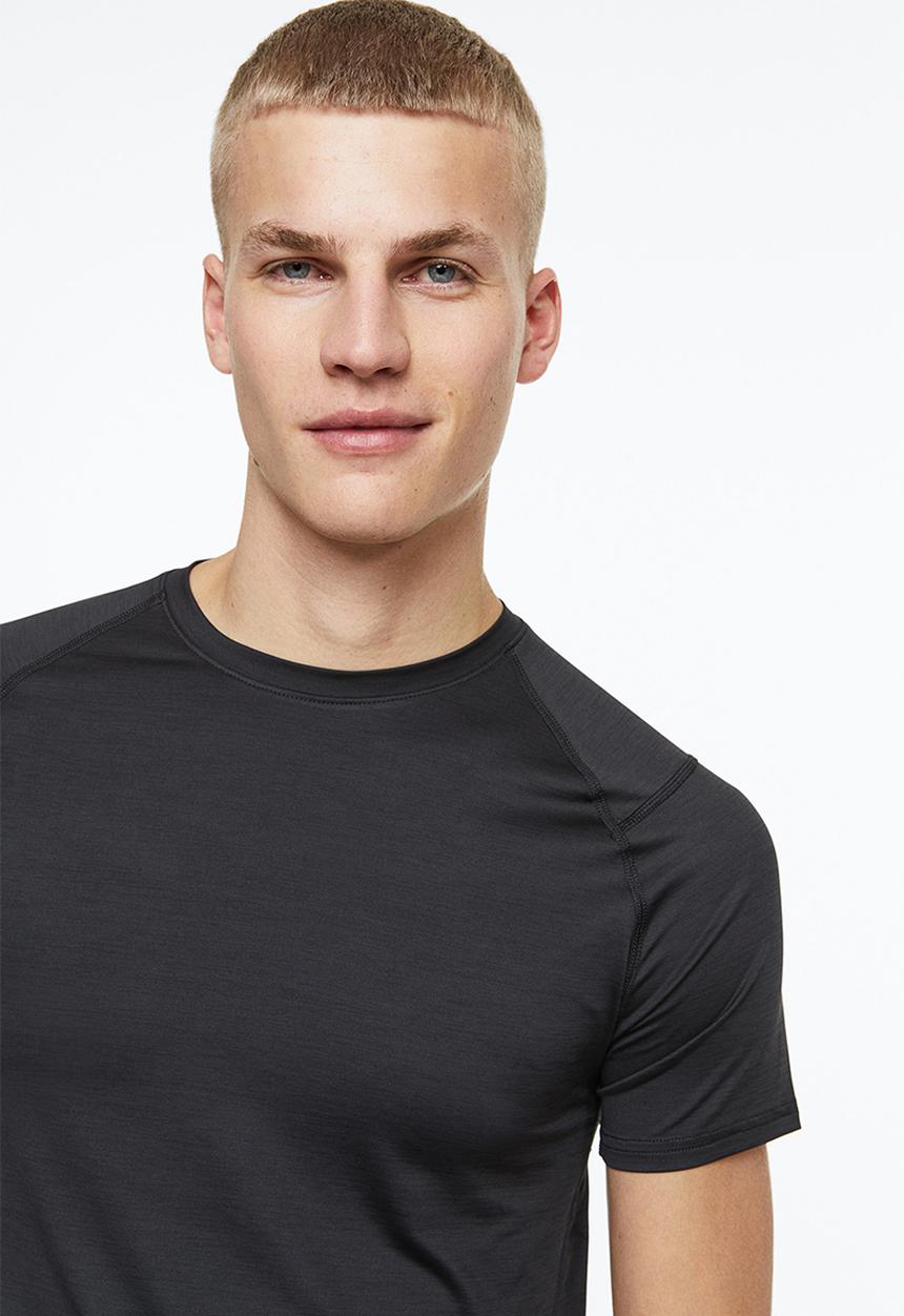 H&M - Sports top in drymove™ - black marl