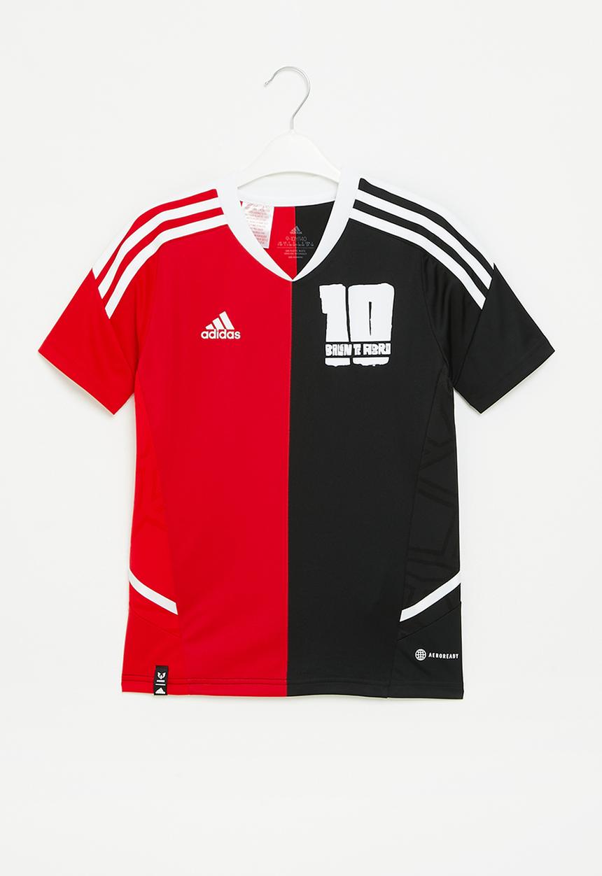adidas Performance - Messi jersey - black & vivid red