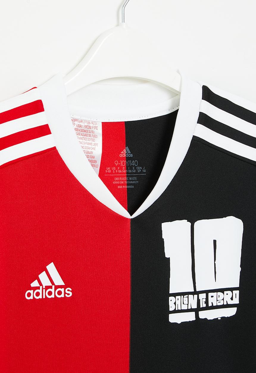 adidas Performance - Messi jersey - black & vivid red