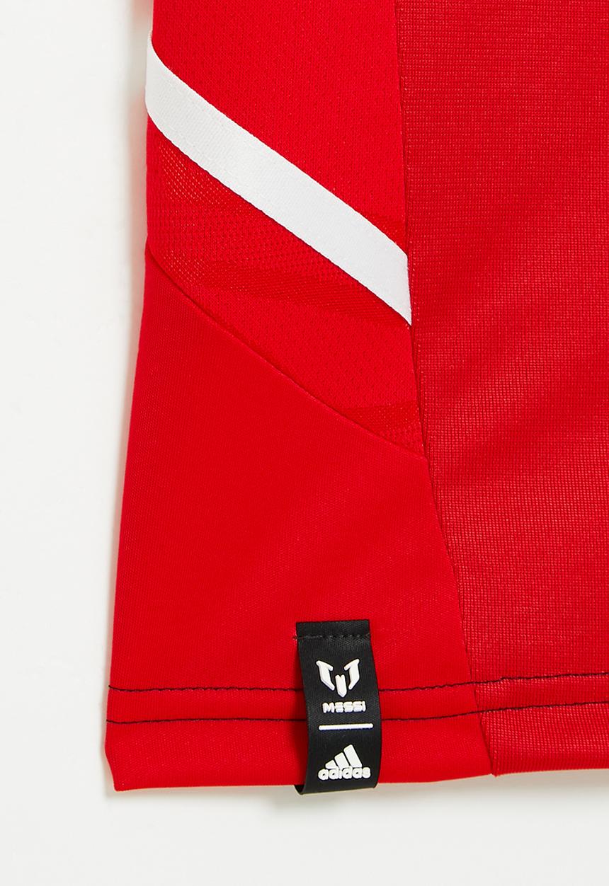 adidas Performance - Messi jersey - black & vivid red