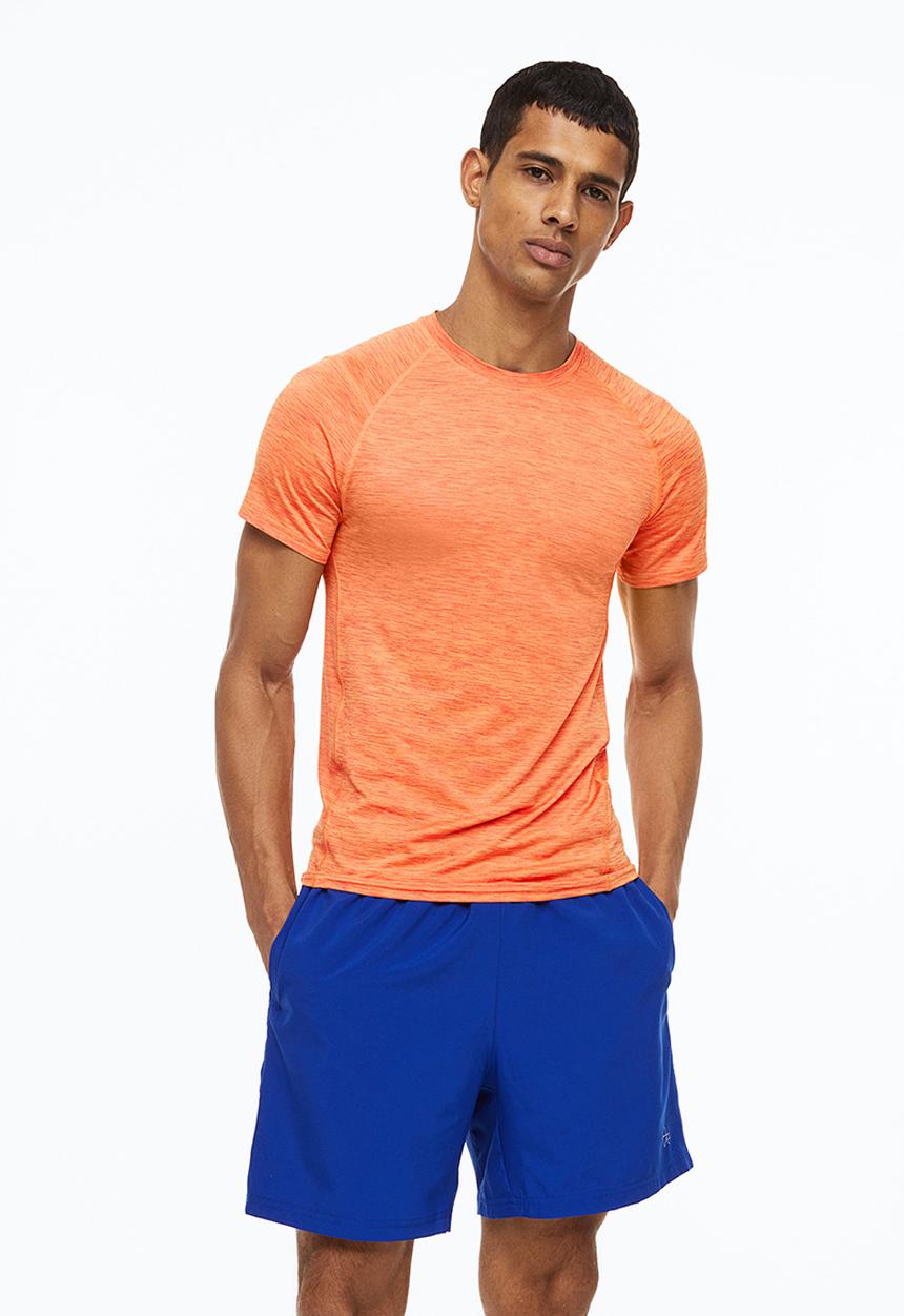 H&M - Sports top in drymove™ - orange marl