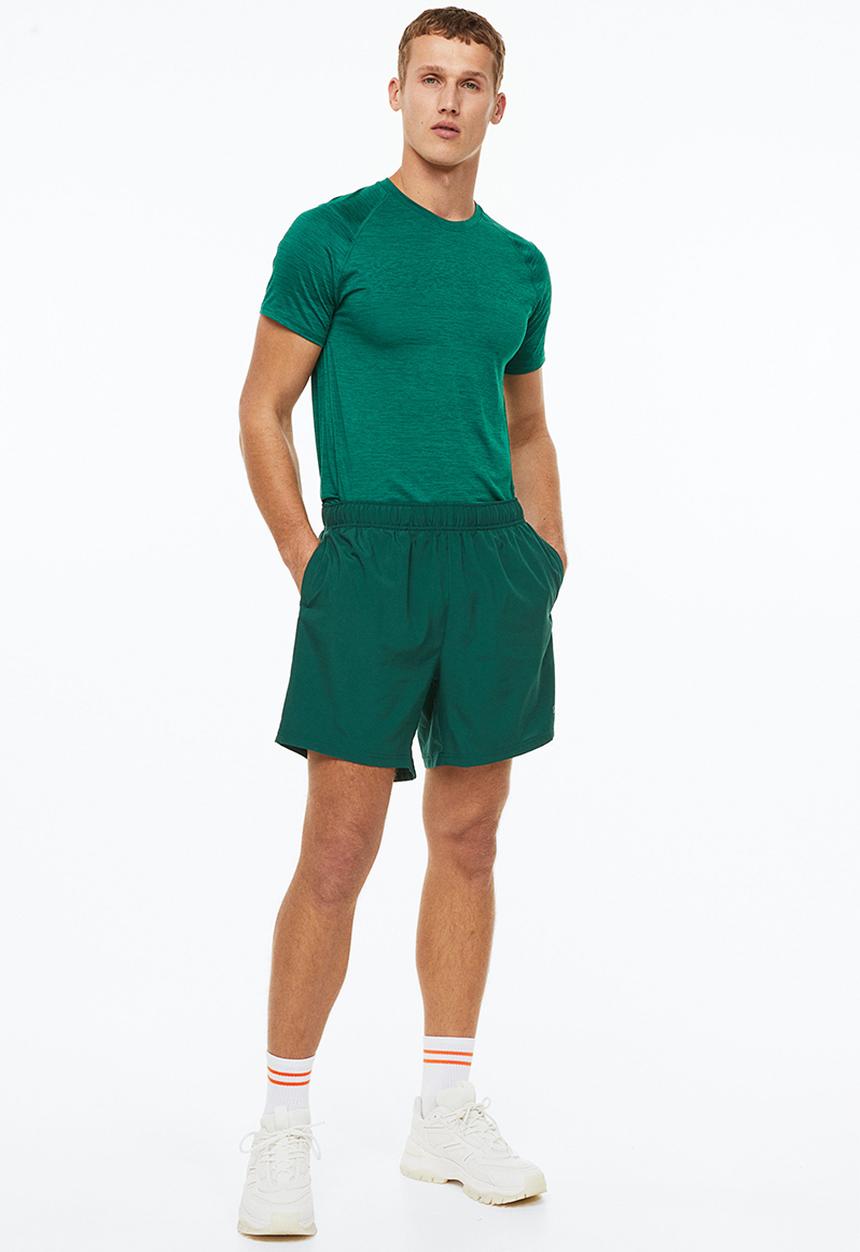H&M - Sports top in drymove™ - green marl