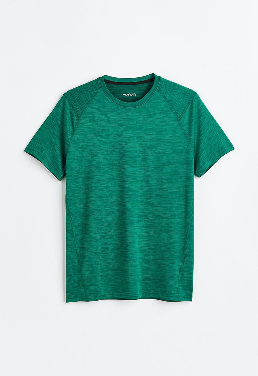 H&M - Sports top in drymove™ - green marl